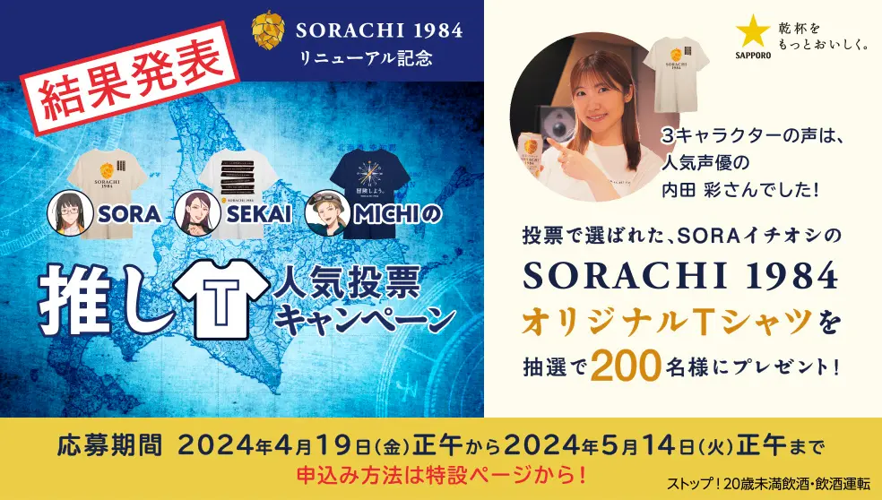 SORACHI 1984 NFTを活用したキャンペーンを本格実施！